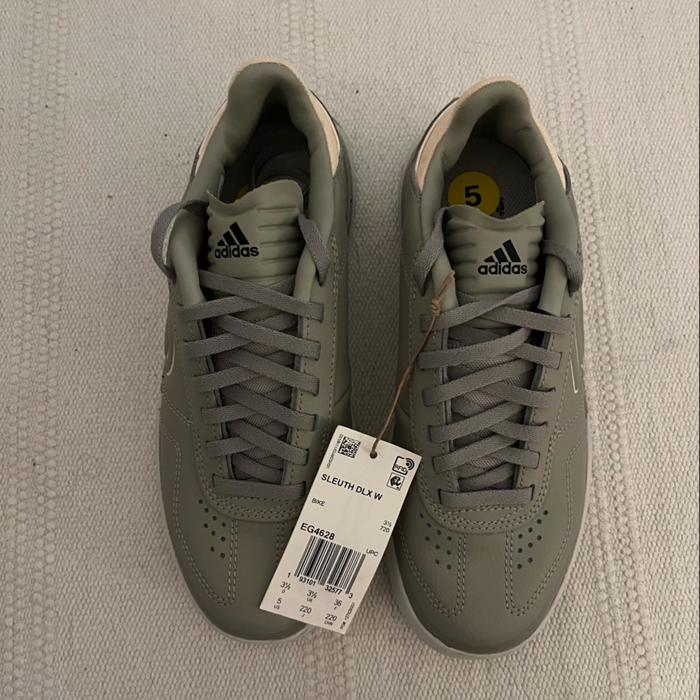 Gray, Adidas, Five Ten Sleuth DLX Mountain Bike Shoes